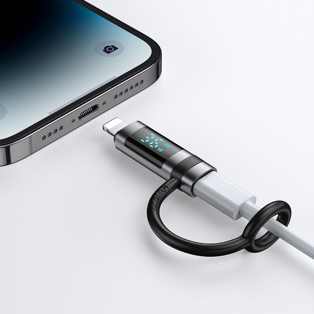 USB-C to Lightning McDodo OT-2610 Pigeon Display Adapter, Black