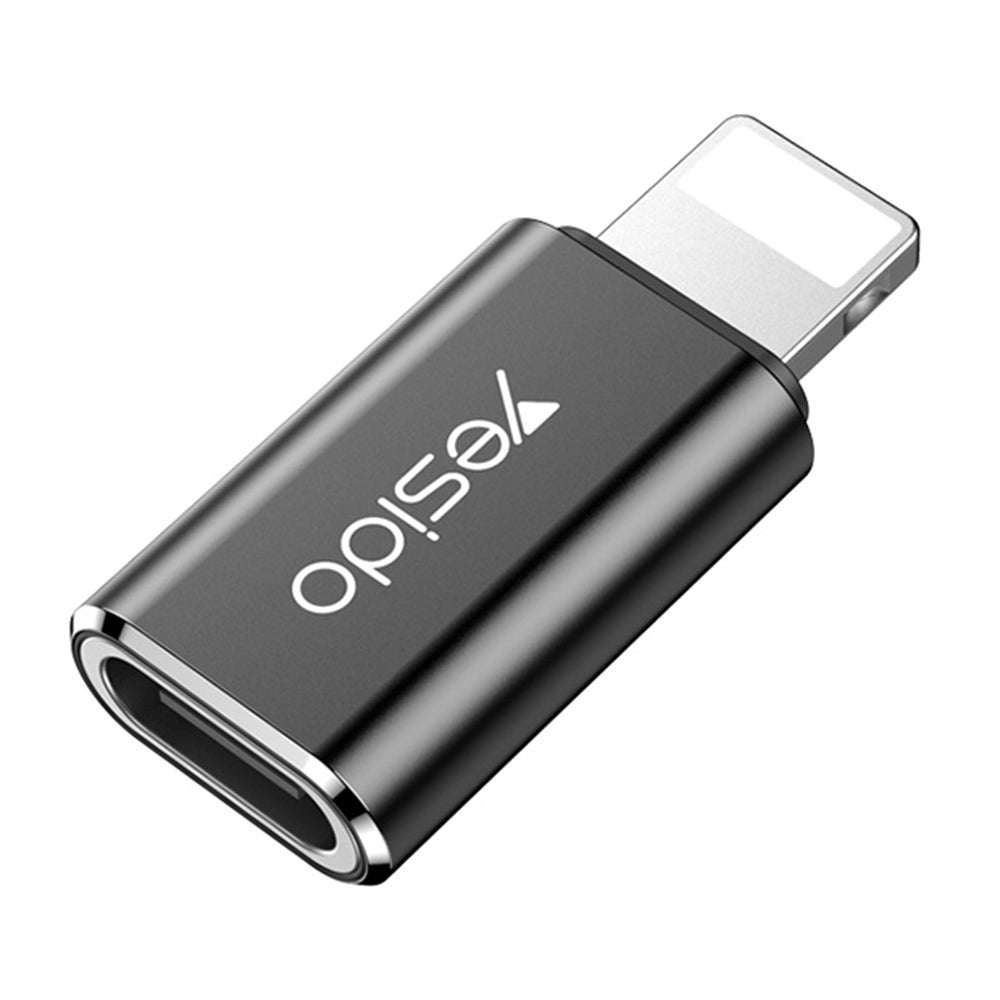 Adapter Danych i Ładowania USB-C - Lightning Yesido GS03, Czarny