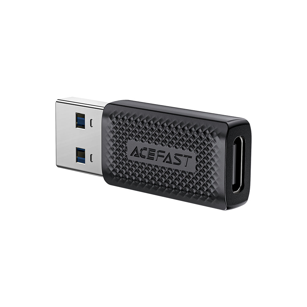 Adapter Danych i Ładowania USB-C - USB-A Acefast J2, Czarny