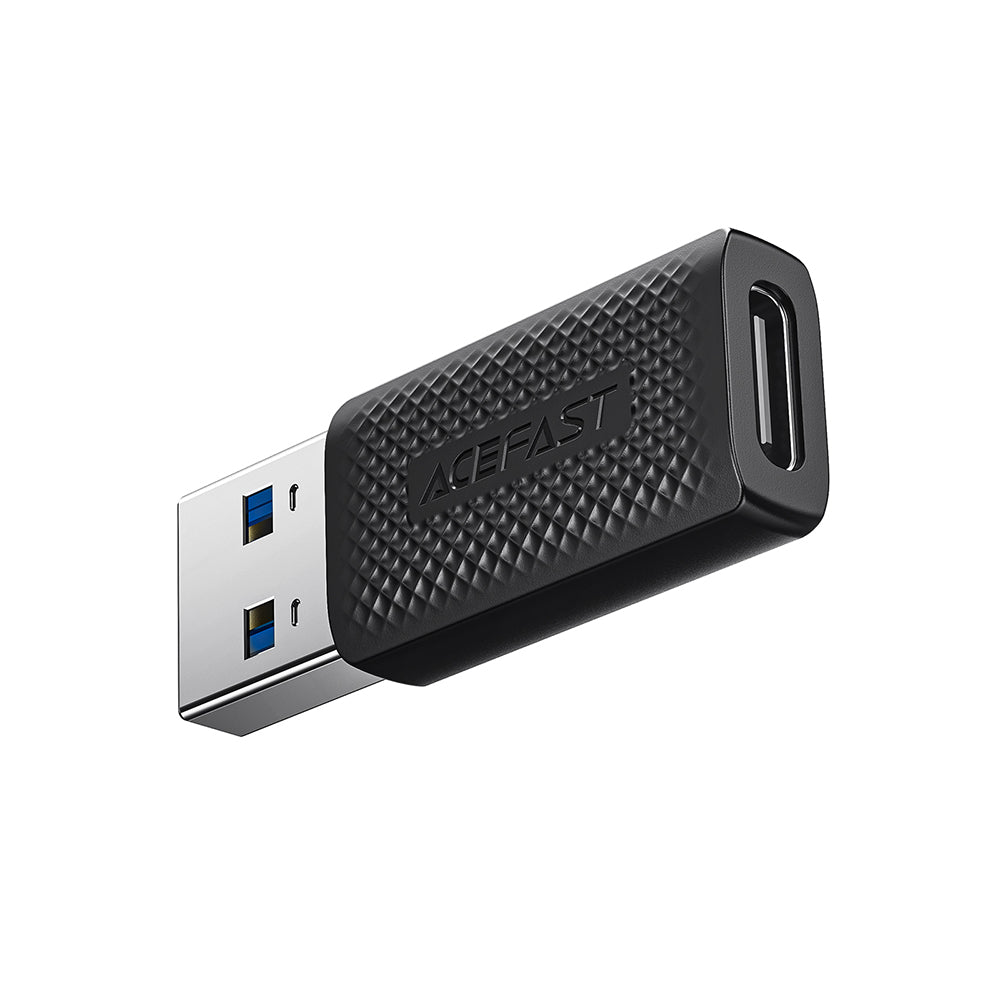 Adapter Danych i Ładowania USB-C - USB-A Acefast J2, Czarny