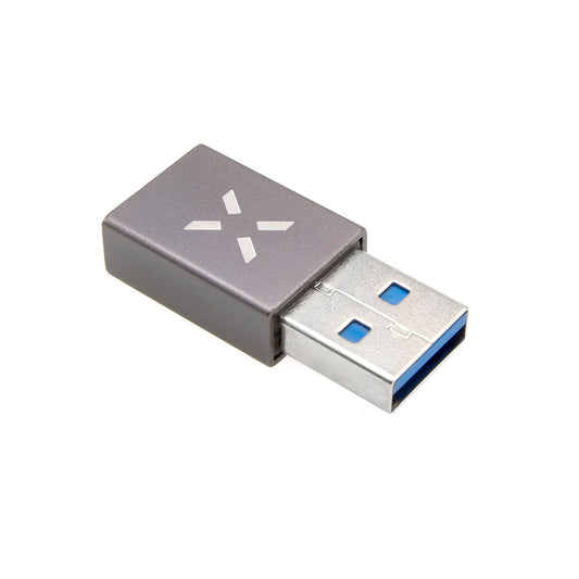 USB-C to USB-A Data and Charging Adapter, Fixed, Grey