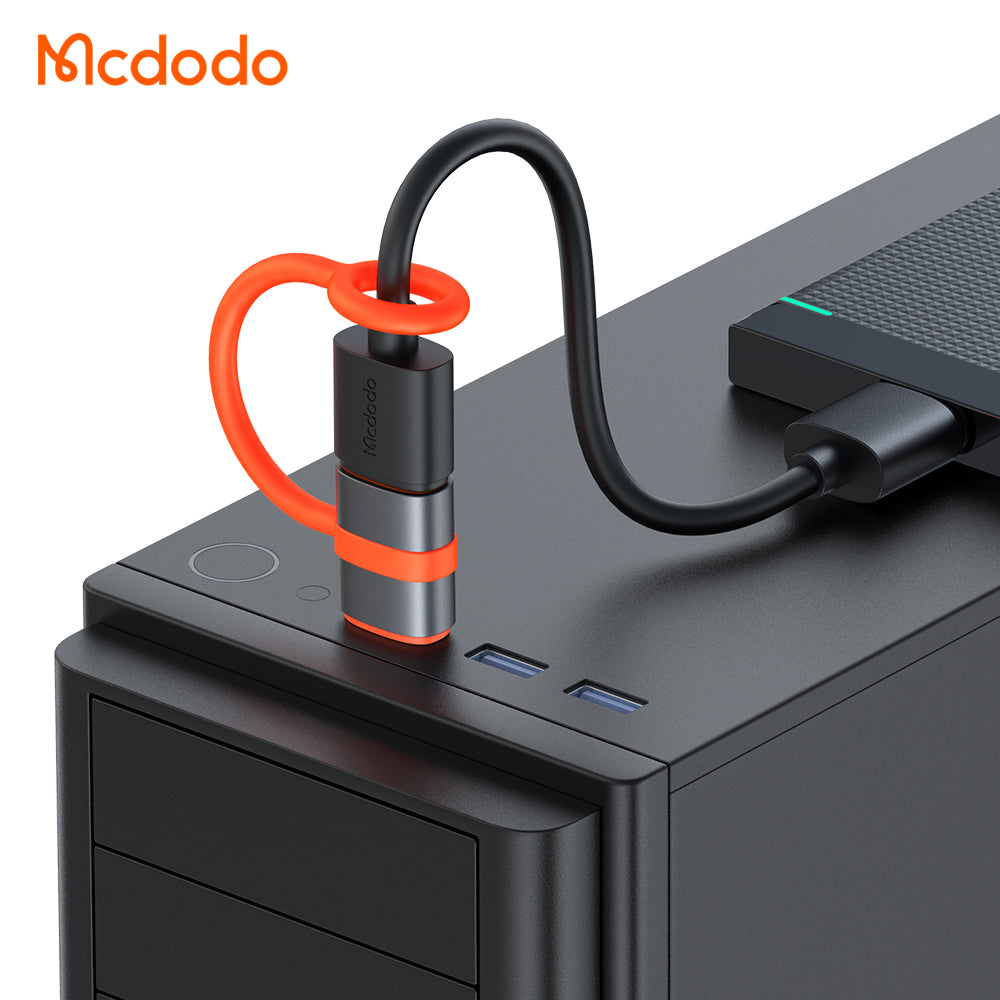 Adapter Danych i Ładowania USB-C - USB-A McDodo OT-3800, Szary