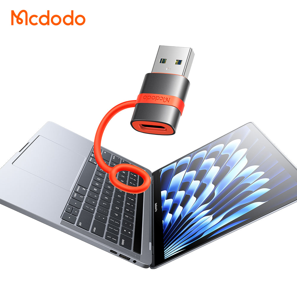 Adapter Danych i Ładowania USB-C - USB-A McDodo OT-3800, Szary