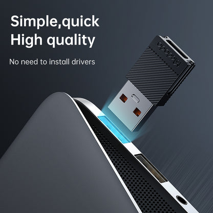 Adapter do danych i ładowania USB-C - USB-A McDodo OT-6970, Czarny