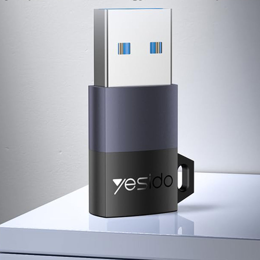 Adapter Danych i Ładowania USB-C - USB-A Yesido GS34, Szary