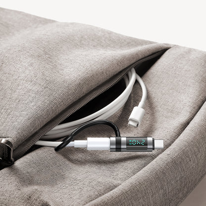 Adapter Danych i Ładowania USB-C - USB-C McDodo OT-2620 Pigeon Display, Czarny