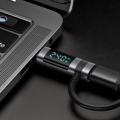 Adapter Danych i Ładowania USB-C - USB-C McDodo OT-2620 Pigeon Display, Czarny