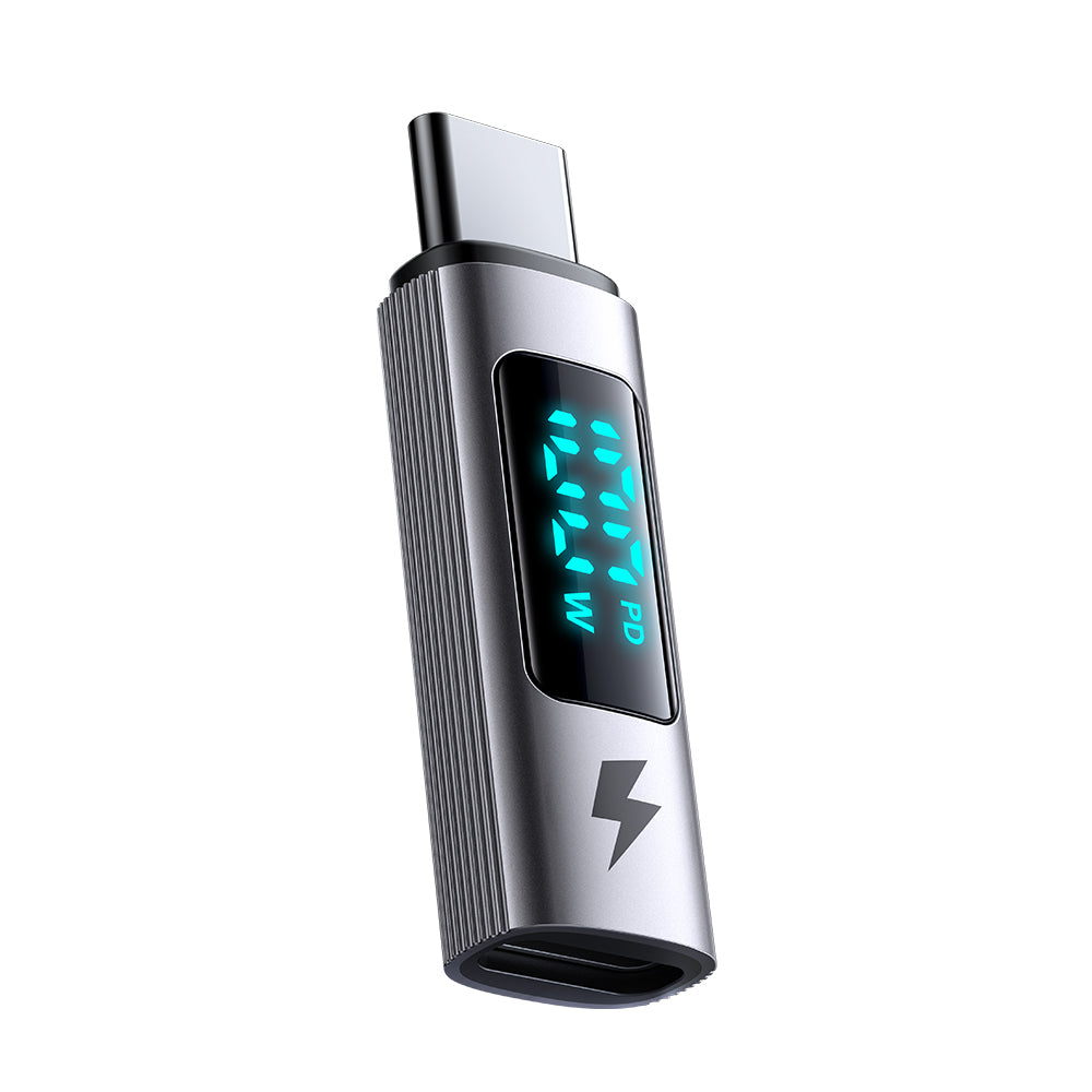 Adapter do danych i ładowania USB-C - USB-C McDodo OT-6090 Wales Display, Czarny