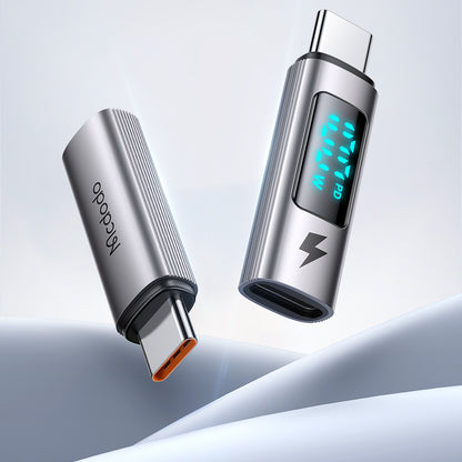 Adapter do danych i ładowania USB-C - USB-C McDodo OT-6090 Wales Display, Czarny