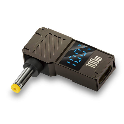 Adapter Ładowania Techsuit LaptopPlugX A22, DC - USB-C, Szary