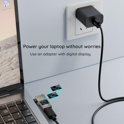 Adapter Ładowania Techsuit LaptopPlugX A22, DC - USB-C, Szary