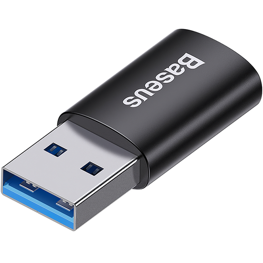 Baseus Ingenuity USB-C - USB-A USB-C Adapter do ładowania i transmisji danych, czarny ZJJQ00010101 