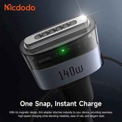 Adapter ładowania USB-C - MagSafe 3 McDodo OT-8850, Czarny