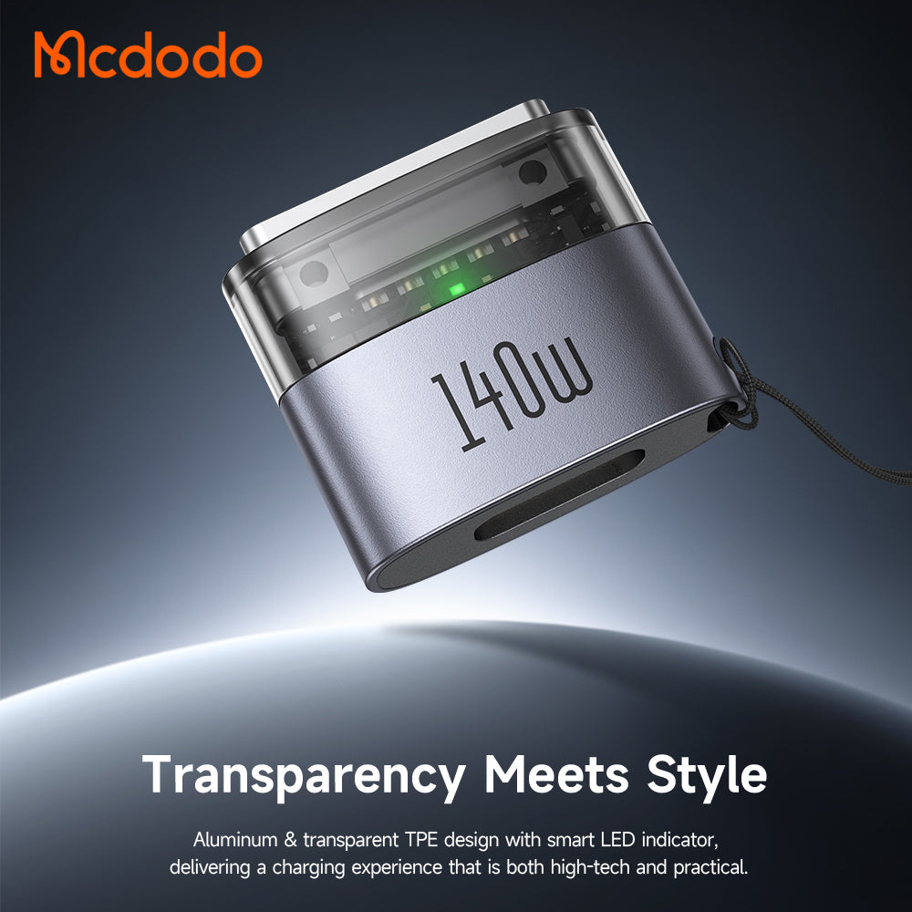 Adapter ładowania USB-C - MagSafe 3 McDodo OT-8850, Czarny
