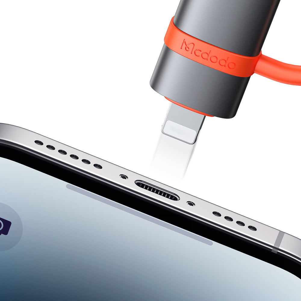 Adapter OTG Lightning - USB-A McDodo OT-2600, Szary