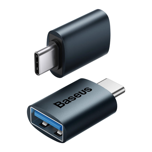 Adapter Baseus Ingenuity USB-C do USB-A USB-C OTG, niebieski ZJJQ000003 