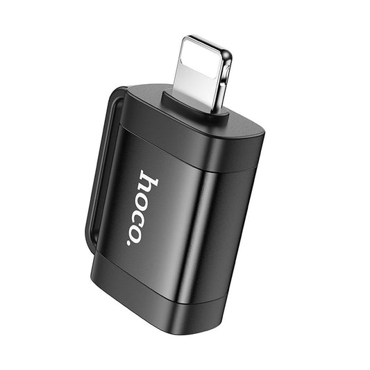 Adapter OTG Lightning - USB-A HOCO UA31A, Czarny