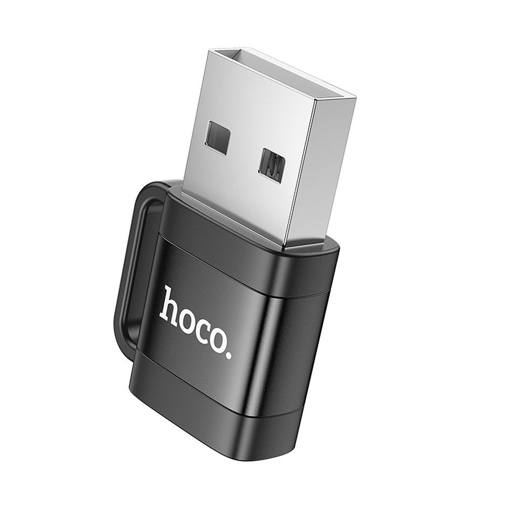 Adapter Danych i Ładowania USB-C - USB-A HOCO UA31D, Czarny