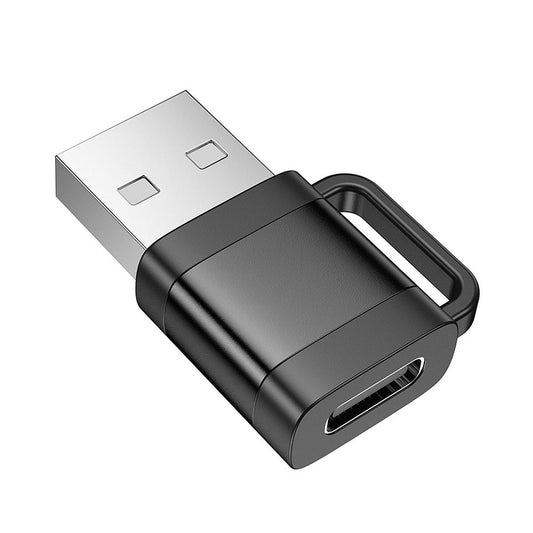 Adapter Danych i Ładowania USB-C - USB-A HOCO UA31D, Czarny