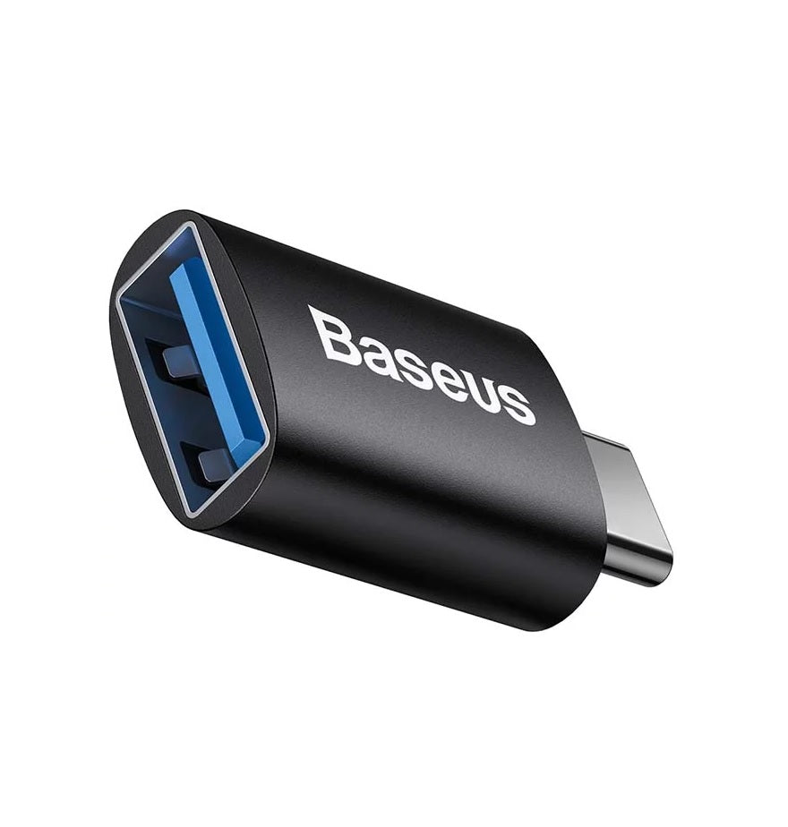 Adapter Baseus Ingenuity USB-C do USB-A OTG, czarny 