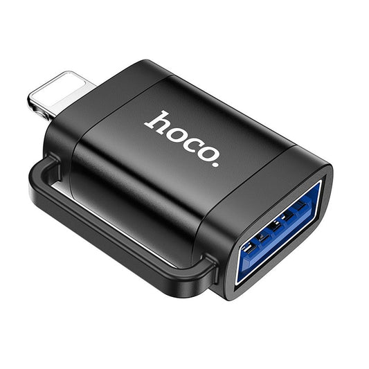 Adapter OTG Lightning - USB-A HOCO UA31A, Czarny