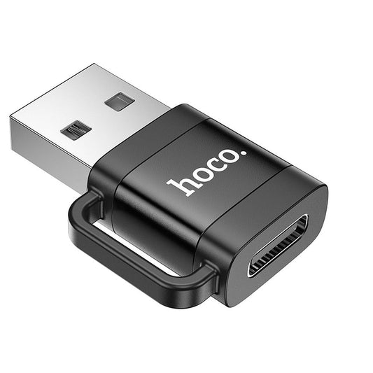 Adapter Danych i Ładowania USB-C - USB-A HOCO UA31D, Czarny