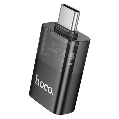 Adapter OTG USB-C - USB-A HOCO UA36B, Czarny