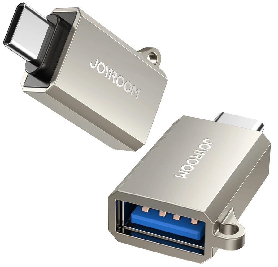 Adapter OTG USB-C - USB-A Joyroom S-H151, Srebrny