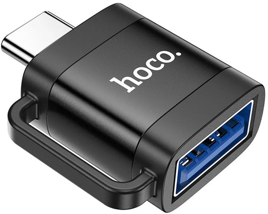 Adapter OTG USB-C - USB-A HOCO UA31C, Czarny