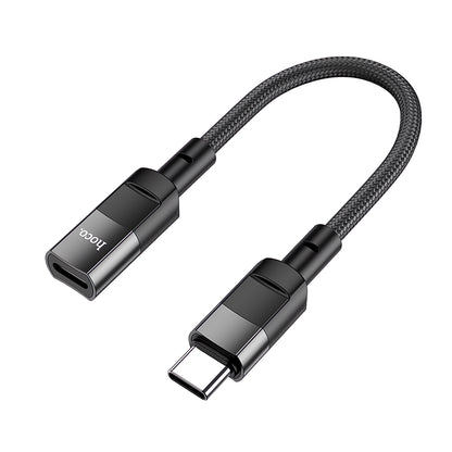 HOCO U107 Adapter do ładowania i transmisji danych Lightning - USB-C HOCO U107, 0,1 m, czarny 