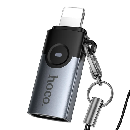 USB-C to Lightning Data and Charging Adapter HOCO UA46A, Gray