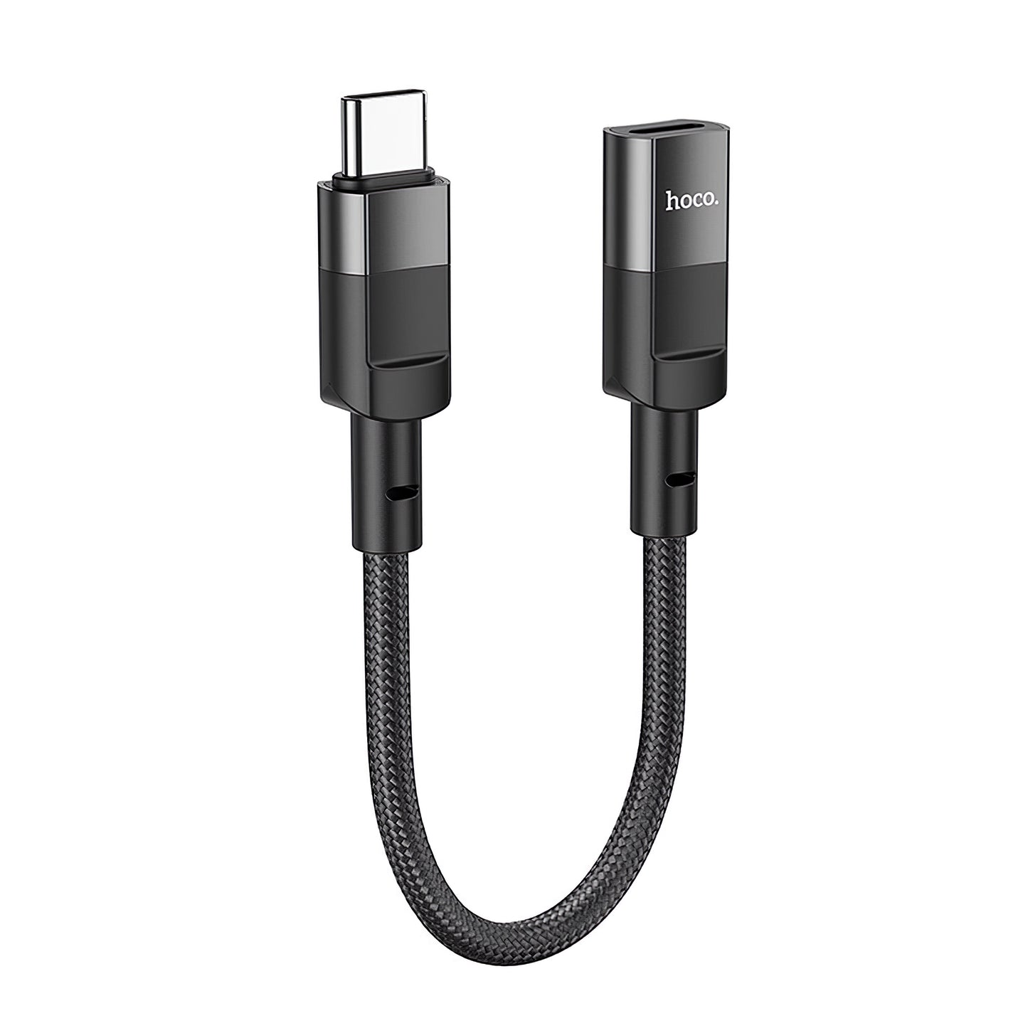 HOCO U107 Adapter do ładowania i transmisji danych Lightning - USB-C HOCO U107, 0,1 m, czarny 