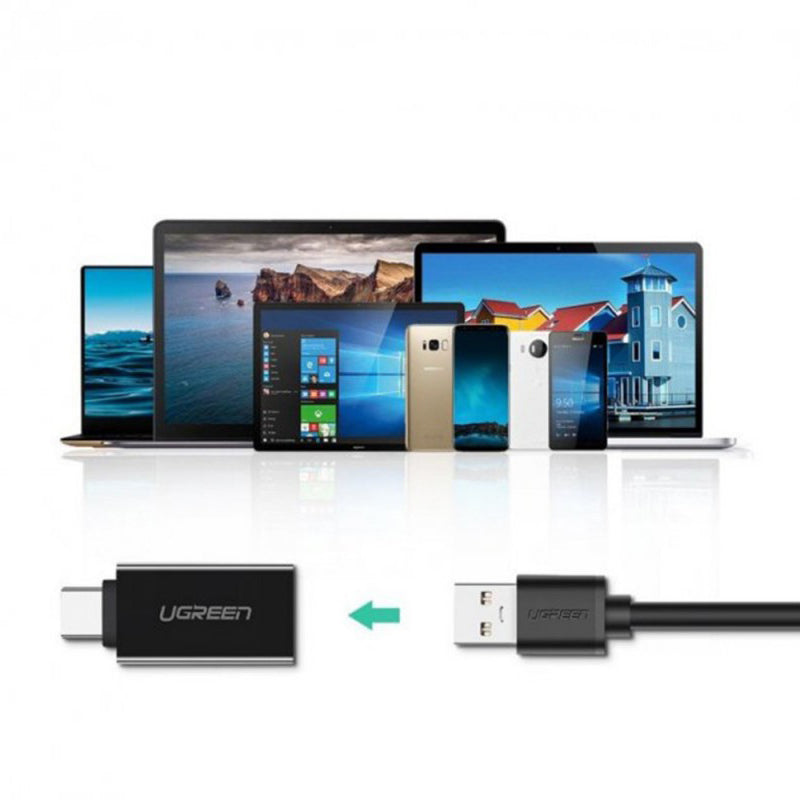 Adapter OTG USB-C - USB-A UGREEN US173, Czarny