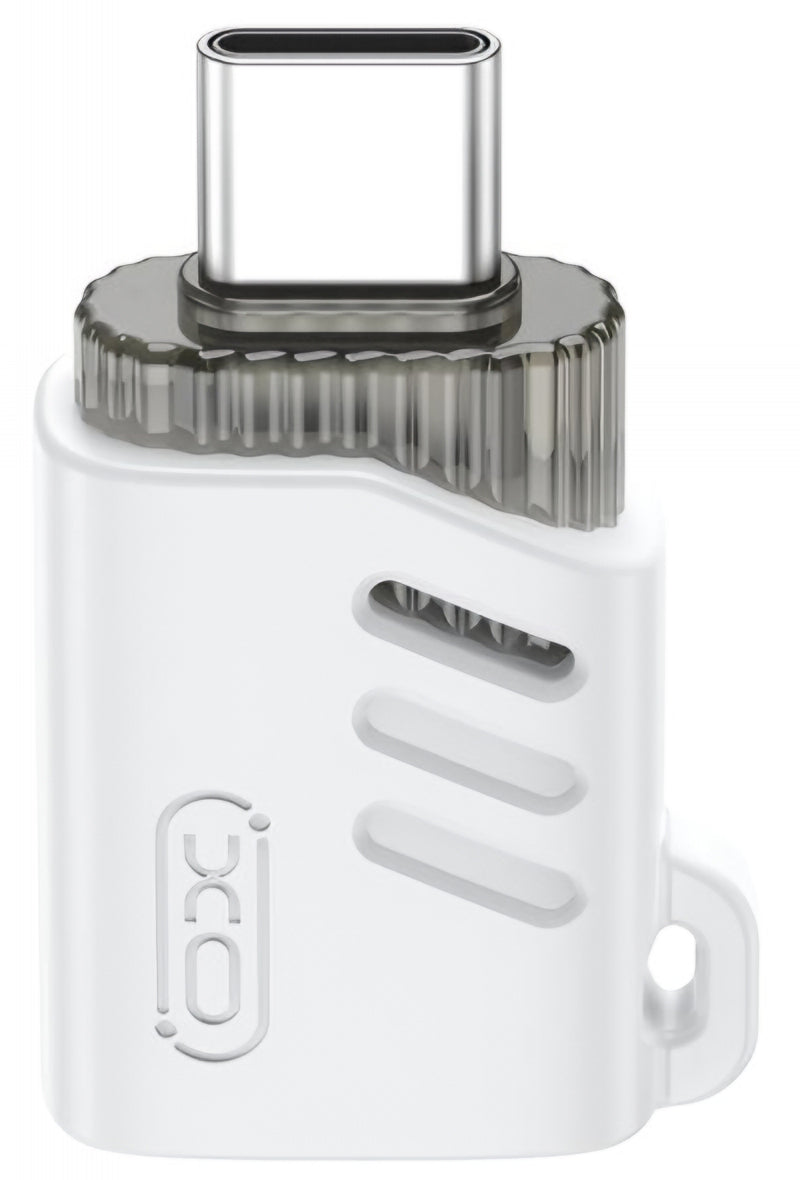 Adapter OTG USB-C - USB-A XO Design NB256B, Biały