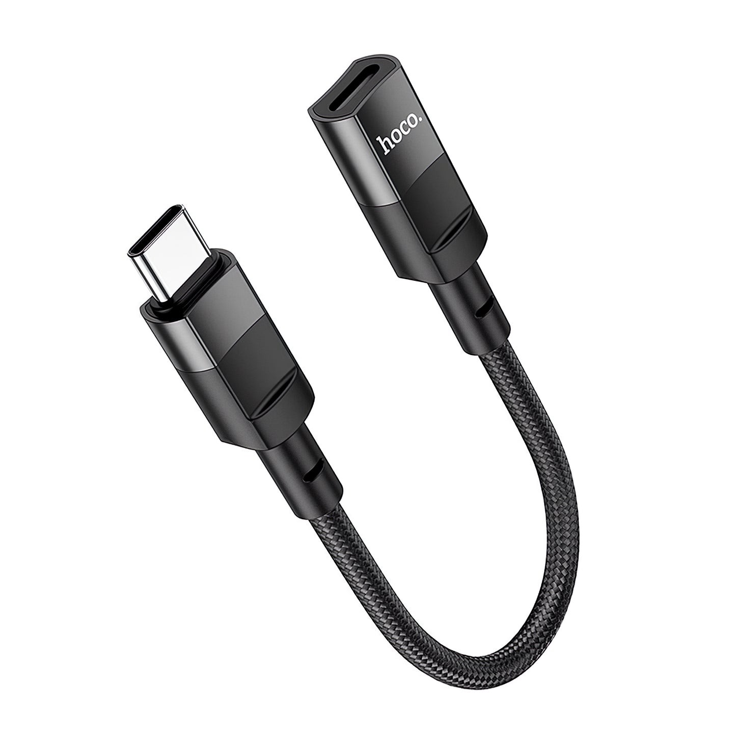 HOCO U107 Adapter do ładowania i transmisji danych Lightning - USB-C HOCO U107, 0,1 m, czarny 