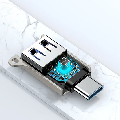 Adapter OTG USB-C - USB-A Joyroom S-H151, Srebrny