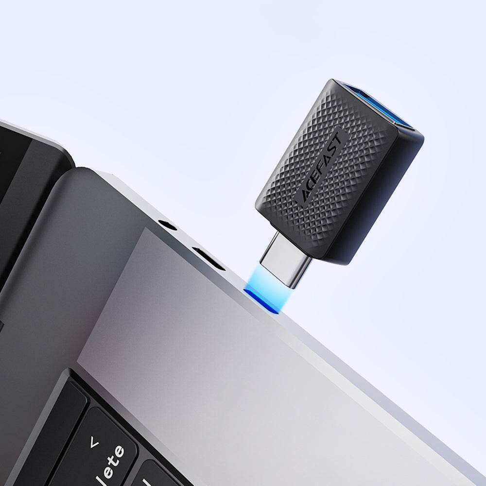 Adapter OTG USB-C - USB-A Acefast J1, Czarny