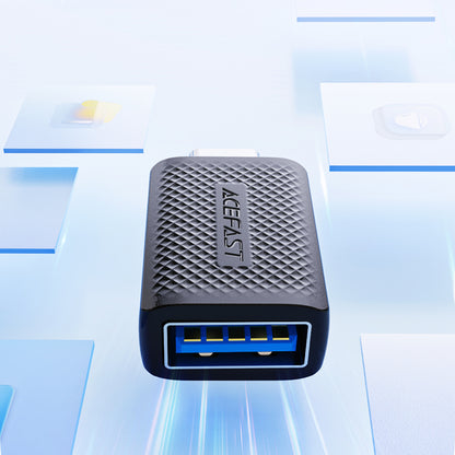 Adapter OTG USB-C - USB-A Acefast J1, Czarny