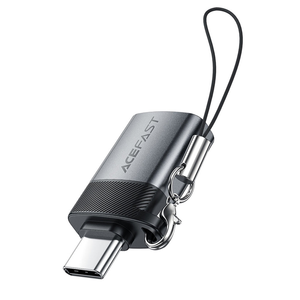 Adapter OTG USB-C - USB-A Acefast J7, Szary