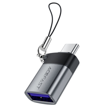 Adapter OTG USB-C - USB-A Acefast J7, Szary