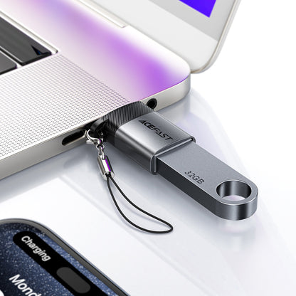 Adapter OTG USB-C - USB-A Acefast J7, Szary