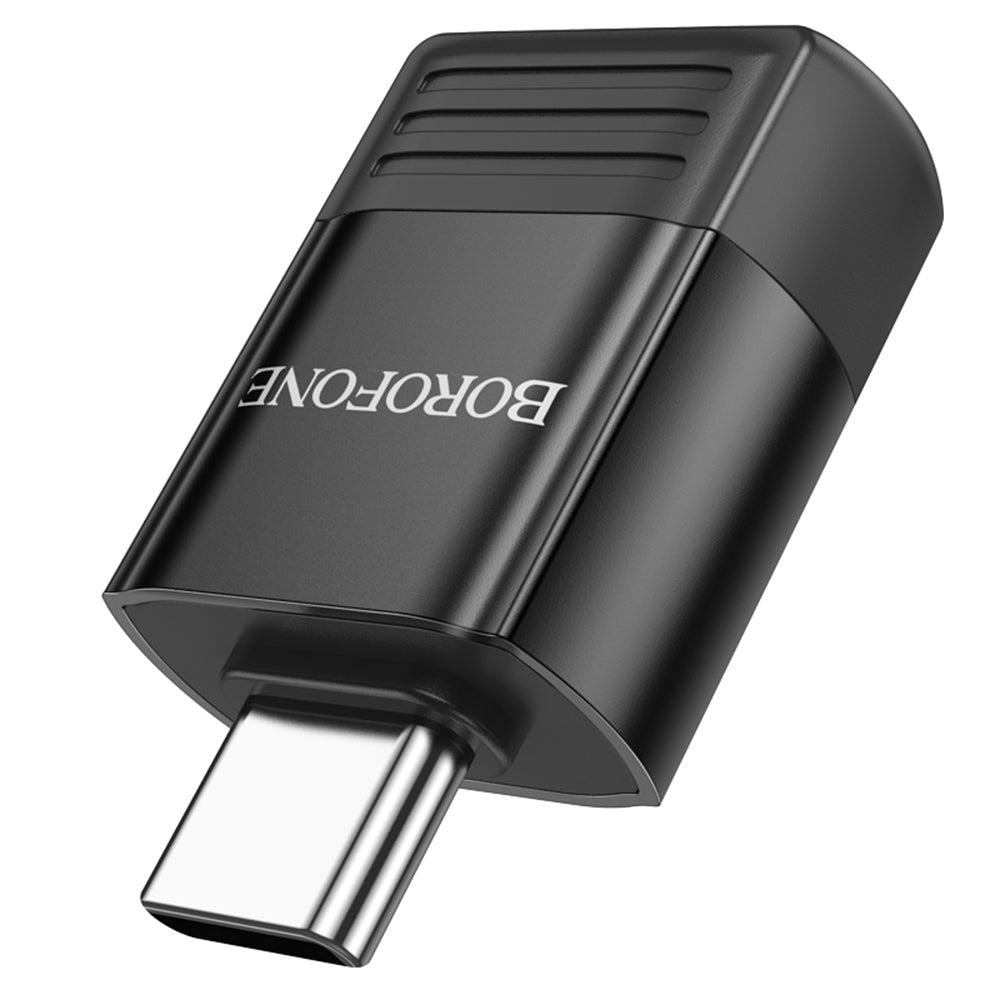 Adapter OTG USB-C - USB-A Borofone BV18, Czarny