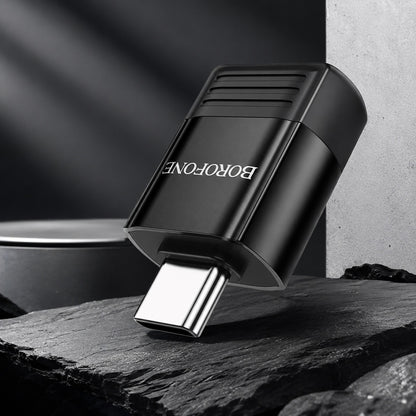 Adapter OTG USB-C - USB-A Borofone BV18, Czarny