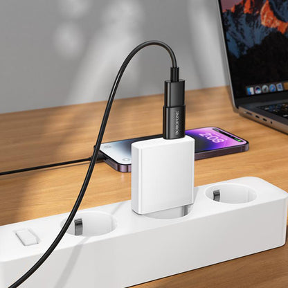 Adapter OTG USB-C - USB-A Borofone BV26C, Czarny