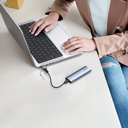 Adapter do danych i ładowania USB-C - USB-A McDodo OT-7580, Czarny