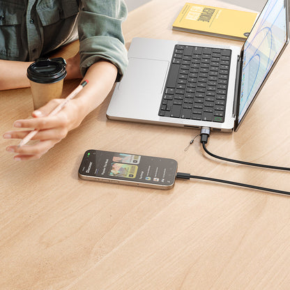 Adapter do danych i ładowania USB-C - USB-A McDodo OT-7580, Czarny