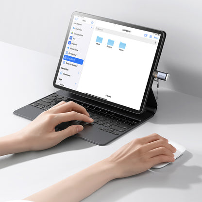 Czytnik kart USB-C McDodo OT-7600, USB-A (OTG) - microSD, Czarny