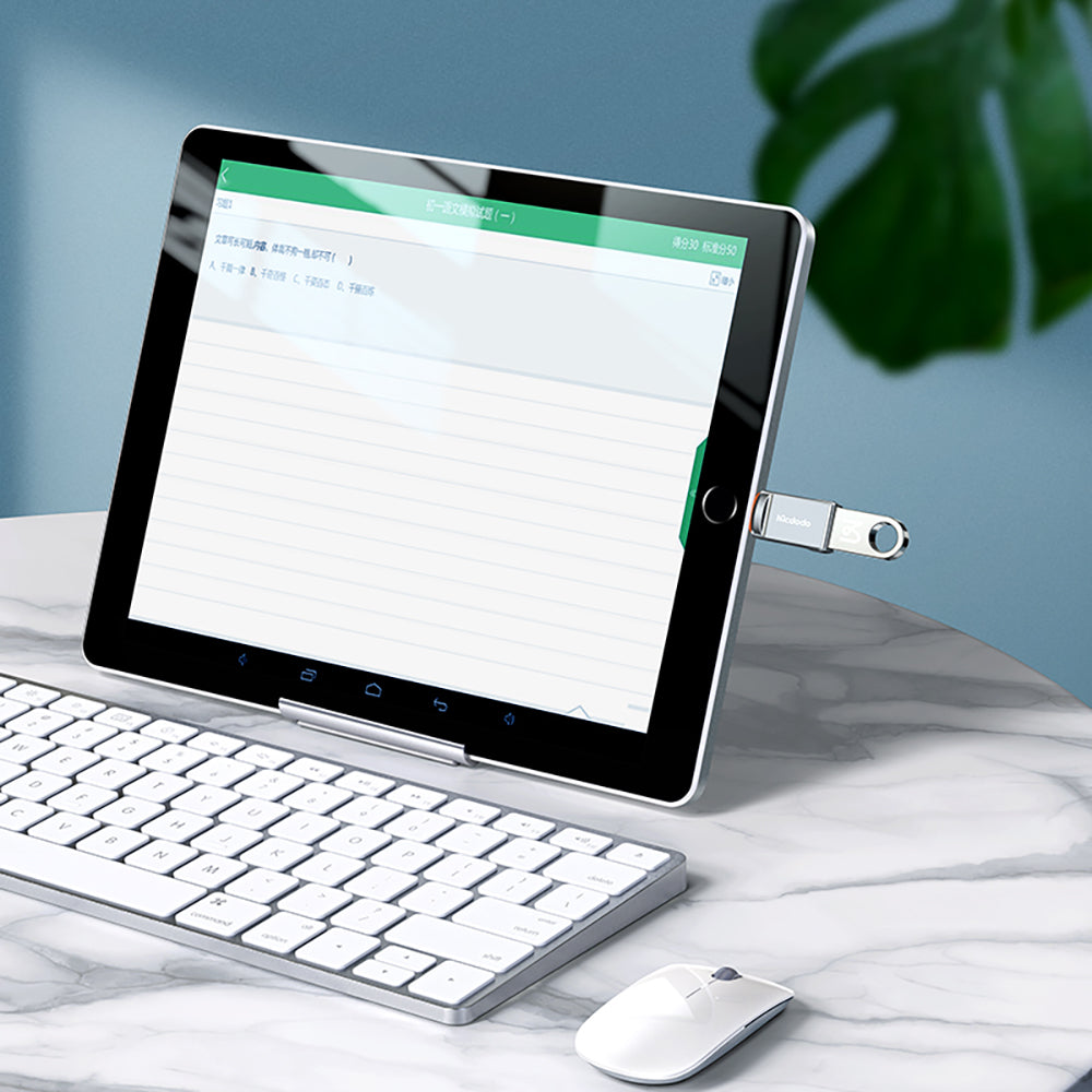 Adapter OTG USB-C - USB-A McDodo OT-8730, Szary