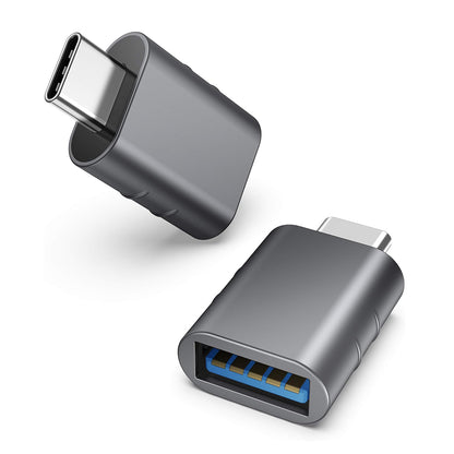Adapter OTG USB-C - USB-A Techsuit A10 SlateVolt, Szary