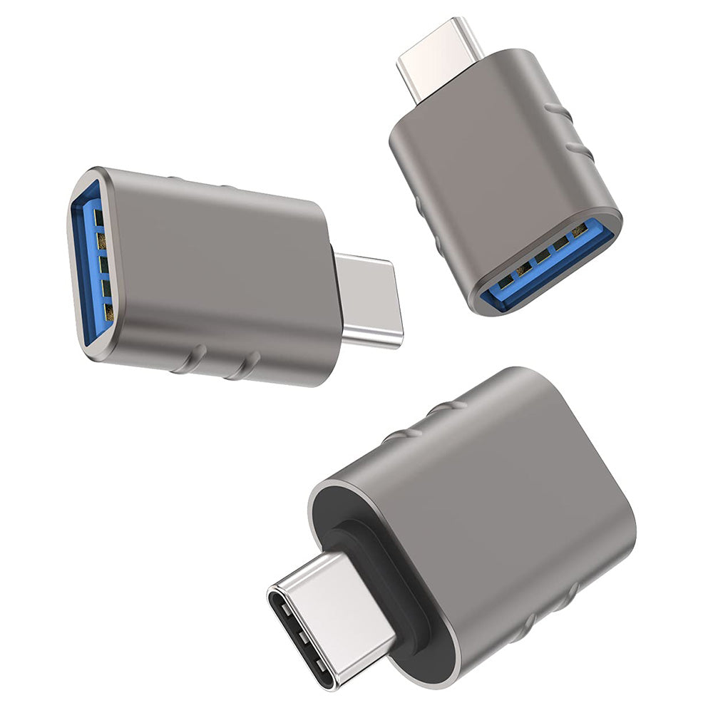 Adapter OTG USB-C - USB-A Techsuit A10 SlateVolt, Szary